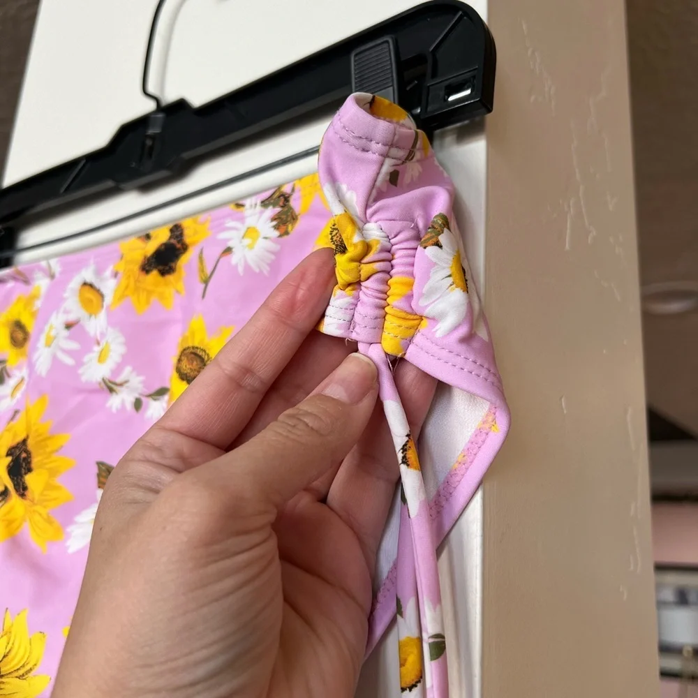 Decree Pink Daisy Swim Bottom sz XXL - Picture 2 of 4